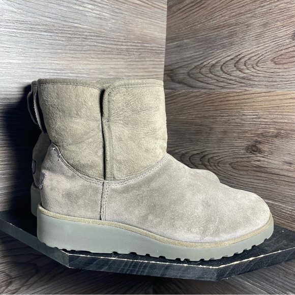 Ugg Kristin wedge grey Women's Suede Ankle Boots